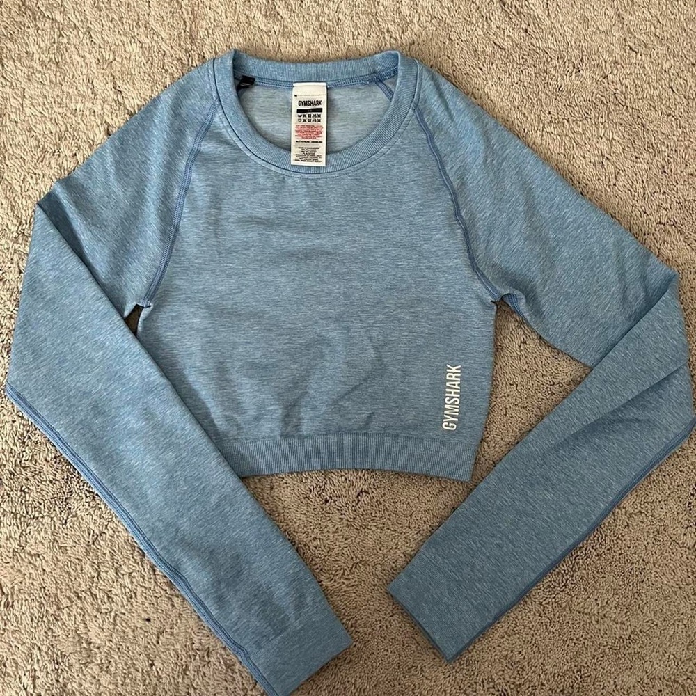 LONG SLEEVE GYM SHARK WORK OUT TOP